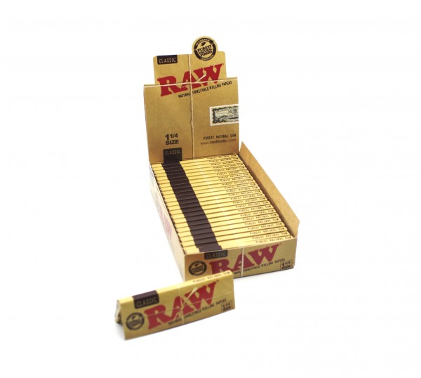 RAW Blättchen Classic 1 1/4 Size Natural Zigarettenpapier