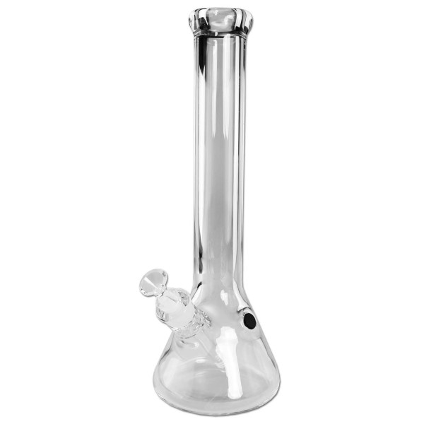 Glas Beaker Bong 40cm Klar mit 9mm Wandstärke