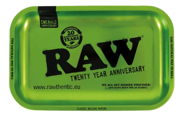 RAW Dreh-Tablett Emerald Green 20th Anniversary Small