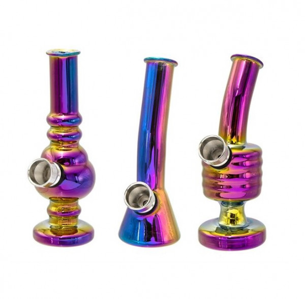 RAGGA Mini Glasbong Öl Farben 12,5 cm