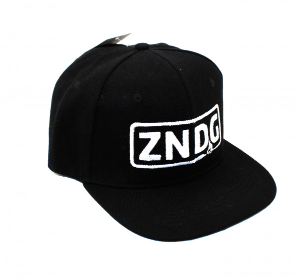 Snap Back Cap ZNDG Schwarz mit weißen Logo
