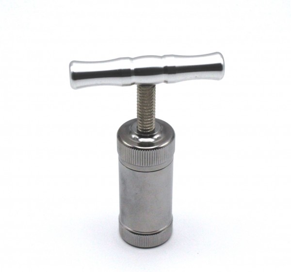 Smokerama Pollenpresse Edelstahl Klein mit Griff 8cm