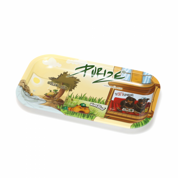 Purize Metall Dreh-Tablett Stigga-Zoo Medium 270x160x25mm