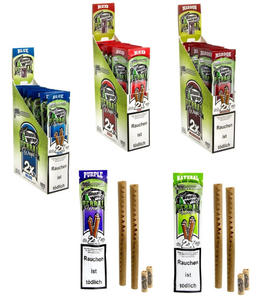 Blunt Wrap Herbal Wraps 2er Pack alle Sorten