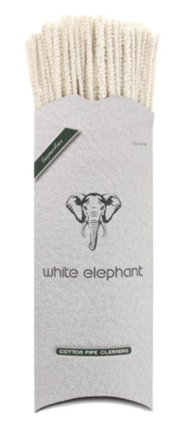 White Elephant Pfeifenreiniger Cotton Soft 100 Stück